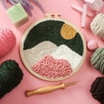 thumbnail image 2 of Oaktree DIY Embroidery Material Package Handmade Creative Cross Stitch Kits Embroidery Hoop Home Decor, 2 of 3