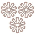 thumbnail image 1 of 3 piezas de diseño creativo de almohadilla de taza de té, almohadilla de placa gruesa antideslizante, almohadilla aislante de mesa para uso doméstico., 1 of 5