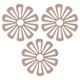 thumbnail image 1 of 3 piezas de diseño creativo de almohadilla de taza de té, almohadilla de placa gruesa antideslizante, almohadilla aislante de mesa para uso doméstico., 1 of 5