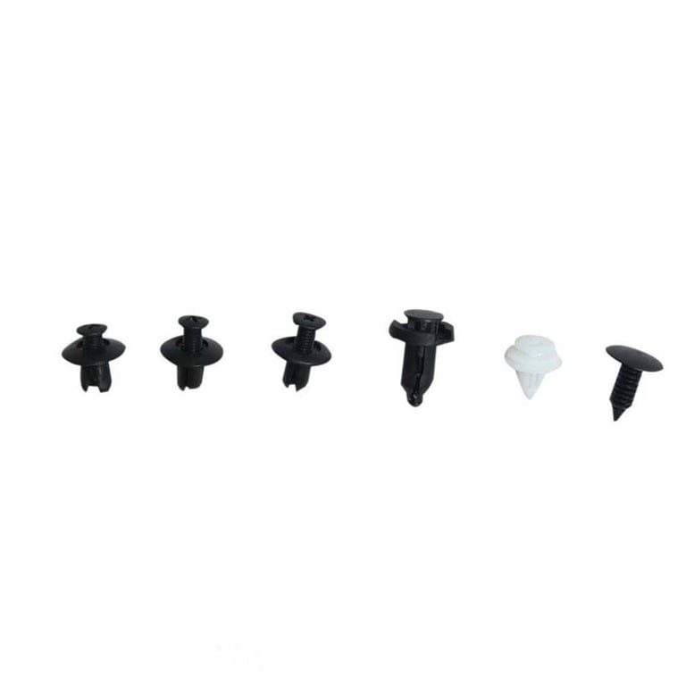 100Pcs HE26 Car Retainer Clips & Plastic Fasteners Kit - 6 Kinds