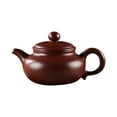 thumbnail image 4 of Almencla Clay Teapot Kung Fu Teaware for Loose Tea Sturdy Tea Maker Teakettle Redware Tea Pot for Restaurant Hotel, 4 of 8