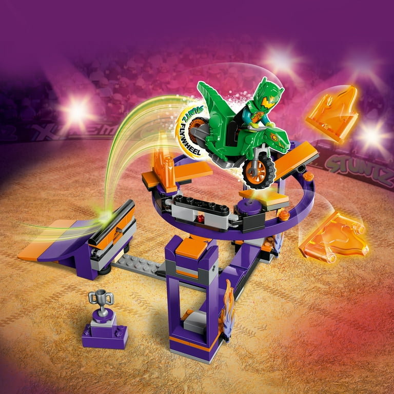 LEGO 60359 City Stuntz Dunk Stunt Ramp Challenge 2in1 Action Set with Self-Driving Dinosaur Motorcycle Toy and Stunt Rider, Birthday Gift Idea for LEGO 60359 City Stuntz Dunk Stunt Ramp Challenge 2in1 Action Set with Self-Driving Dinosaur Motorcycle Toy and Stunt Rider, Birthday Gift Idea for