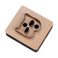 thumbnail image 1 of Troquel de corte de cuero, modelo portátil, resistente, hecho a mano, plantilla de madera. B, 1 of 9