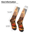 thumbnail image 2 of Naloa Cat Dog Friendship Thigh High Socks Extra Long Stretchy Sock Women Over Knee High Opaque Stocking Daily Wear, 2 of 6