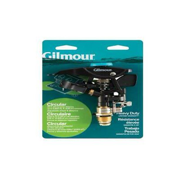 1PK Gilmour 8016734002 Heavy Duty Replacement Sprinkler Head, 5800 sq