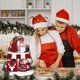thumbnail image 3 of 10Pcs Christmas Tiered Tray Decor Christmas Wood Tabletop Decor Gingerbread, 3 of 6