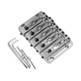 thumbnail image 2 of BELOVING 5 String Bass Bridge Metal Replace Part Sturdy Repairing Fixed Saddle Bridge silver, 2 of 10