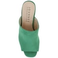 thumbnail image 4 of Journee Womens Adelaide Peep Toe Slip On Block Heel Sandals, Widths Available, 4 of 10