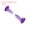Purple, variant on Uxcell 4 Pack 1 Minute Sand Timer Small Sandy Clock Count Down Sand Glass In Cooking Exercise 2.5 x 8.5 cm Purple