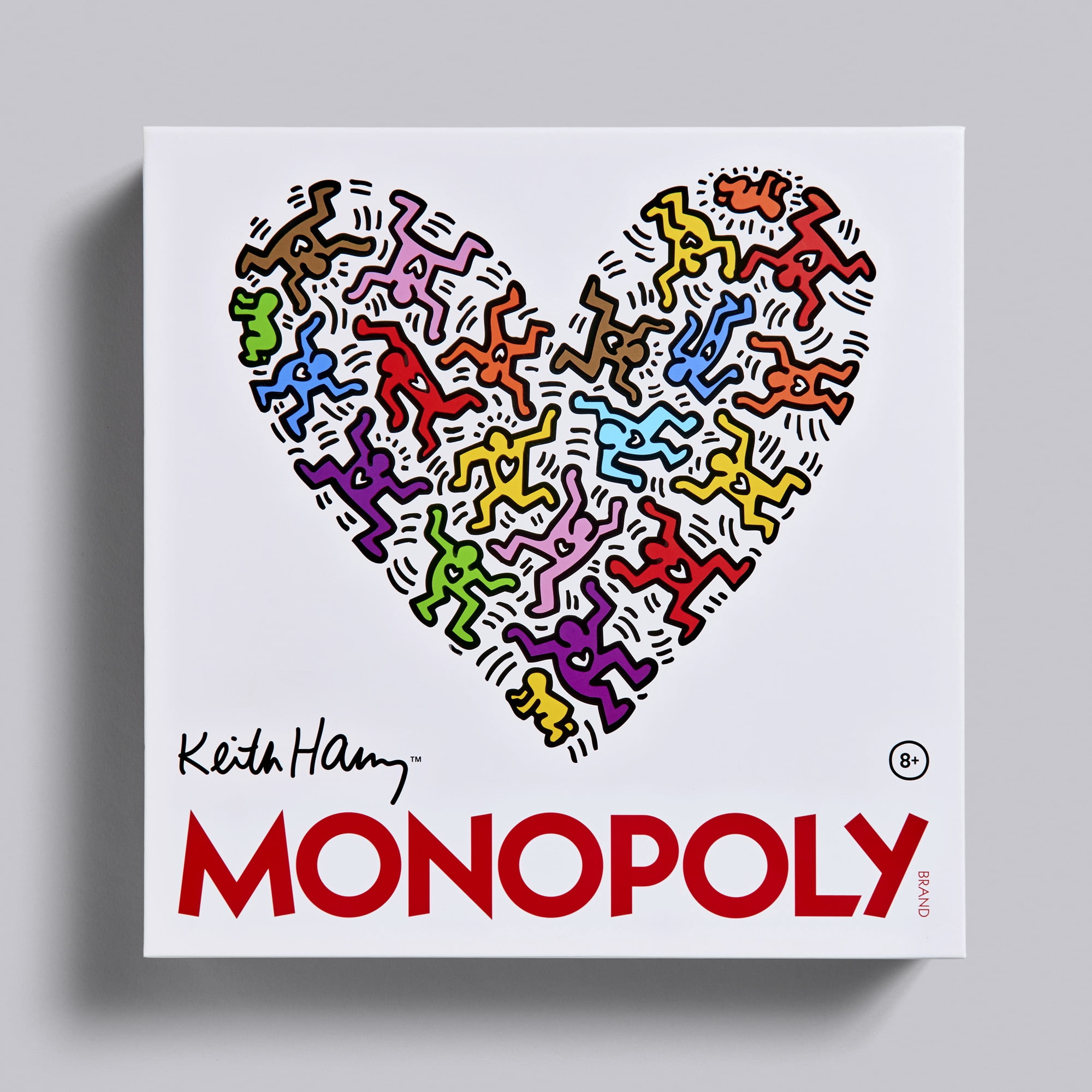 WS Game Company Keith Haring Monopoly – Pop Shop 40th Anniversary Edition – Premium Art-Wrapped Collector’s Board Game – Featuring Iconic Art, Custom Metal Tokens, and Dancing Figure Pieces