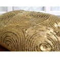 thumbnail image 3 of The HomeCentric Gold Lumbar Pillow Cover, Spiral Sequins Antique Sparkly Glitter Lumbar Pillow Cover, Pack of 2, 12"x24" (30x60 cm) Pillow Cover Rectangle Silk Lumbar Pillow Cover - All Eyes On Gold, 3 of 9