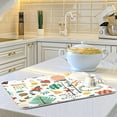 thumbnail image 6 of SKYSONIC Christmas Dish Drying Mat for Kitchen Counter,Snowflake Santa Xmas Tree Ultra Absorbent Reversible Microfiber Dishes Drying Rack Pad Heat-resistant Mats 16x18in, 6 of 7