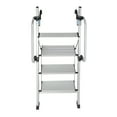 thumbnail image 4 of Heavy-Duty 4-Step Ladder, 330lbs Load Capacity Aluminum Alloy, Foldable Pedals for Easy Storage, Ideal for Bunk Beds and RVs, 4 of 18