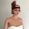 thumbnail image 3 of Diadema de , banda de lentejues, cristal de los años 20, gran elástico de , de estilo Charleston Zulema Diadema Flapper mujer, 3 of 8