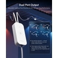 thumbnail image 4 of Lumary Permanent Outdoor Lights, 100FT 60, LED RGBAI Smart Eave Lights, WLED Integrated, Dual-Port Output, 32-Zone Control, IP67, White, 4 of 11