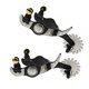 thumbnail image 1 of Western Cowboy Spur with Rowel Metal Steels horse Boot Spur Decoration Mens Roping Spur Horse Riding Accessories, 1 of 5