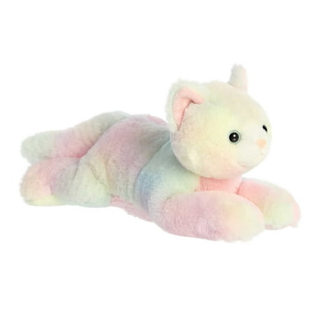 Aurora - Medium Pink Flopsie - 12" Calli Kitten - Adorable Stuffed Animal