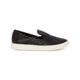 thumbnail image 3 of VINCE CAMUTO Womens Black Padded Perforated Woven Bristie Round Toe Slip On Leather Sneakers 8.5 M, 3 of 4