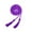 Purple, variant on Riforla Graduation Honor Cord with Tassel Academic Stole Neck Accessory for Doctor Unisex Keepsake Gold