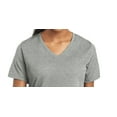 thumbnail image 3 of Sport-Tek Ladies Posicharge Racermesh V-Neck Tee Lst340 Grey Heather 4XL, 3 of 3