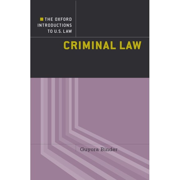 Oxford Introductions to U.S. Law Criminal Law, (Paperback)