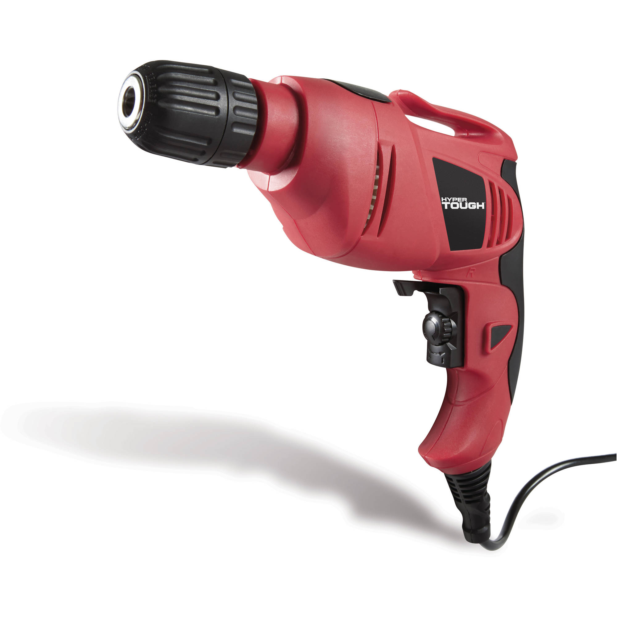 Red Electric Drill Variable speed trigger Power Tools Hyper Tough,Variable speed