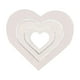 thumbnail image 2 of 3 elegantes decoraciones blancas en forma de corazón para bodas clásicas y de día., 2 of 6