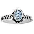 thumbnail image 3 of Natural Sky Blue Topaz 925 Sterling Silver Ring s.6 Jewelry DGR1134_A_6 R-1045, 3 of 7