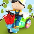 thumbnail image 4 of LEEYNEER MultiFunctional LED Tricycle Toy  Playing with Music and Various Riding Styles  Plastic, 4 of 6