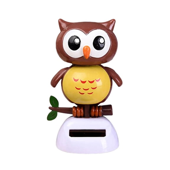 Solar Bobble Shaking Head Dancing Toy | Solar Powered Toy Dancing Figure | Car Dashboard Shaking Decor Cute Solar Dancing Shaking Head Animals Car Dashboard Decoration - Coffe