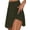 Army Green 4, variant on FAIWAD Tennis Skirts for Women Golf Athletic Activewear Summer Solid Color Skorts with Inner Workout Shorts