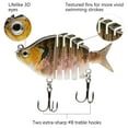 thumbnail image 5 of Bassdash SwimPanfish 2.5”/0.34oz Hard Bluegill Swimbaits Multi Jointed Topwater Trout Bass Fishing Crank Lure for Freshwater and Saltwater, 5 of 6