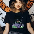 thumbnail image 4 of Potion Purrfect Cat Shirt for Adults, Funny Halloween Witch Cauldron Tee, Natural, Size M, 4 of 6