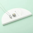 thumbnail image 6 of Sunflower Urn Necklace for Ashes Cremation Jewelry Daisy Flower Urn Ashes Necklace for Women for Human Ashes Memorial Keepsake Pendant, 6 of 7