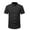 Black, variant on cfhntfmh Men's Short Sleeve Dress Shirts Cotton Linen Casual Button down Shirts Solid Color Collar Beach Vacation Shirts