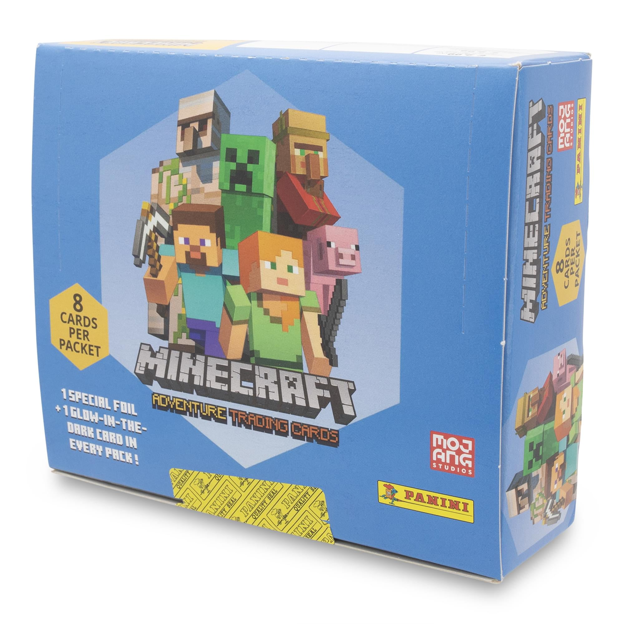 madein adventure md トレカ　未開封 Minecraft Adventure Panini Trading Cards Box | 18 Packs - Walmart.com