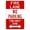Color 3068, variant on Visitor Parking No Overnight Parking Metal Warning Signs, Cautions Security Tin Sign, Safety Posted Signs for Street Business Wall Decor 8 x 12 Inch