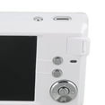 thumbnail image 4 of Cámara digital LCD de 3,0 pulgadas, 4K, 48 MP, zoom 16X, antivibración, portátil, HD, con puerto tipo C, luz de relleno para adolescentes, niños y principiantes, color blanco, 4 of 13