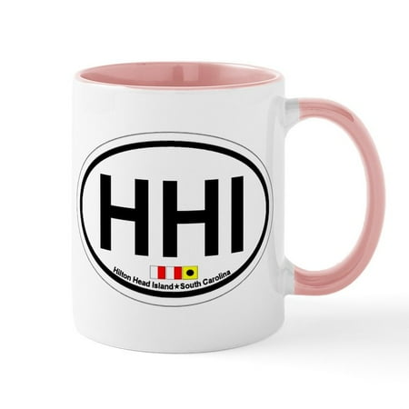 

CafePress - Hilton Head Island SC Oval Design Mug - 11 oz Ceramic Mug - Novelty Coffee Tea Cup
