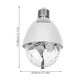 thumbnail image 5 of Bombilla LED giratoria de colores de 8 x 8 cm, 220 V, 3 W, RGB, inteligente, multicolor, para DJ, discotecas, karaokes, fiestas, escenarios, blanca, sin enchufe., 5 of 7