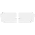 thumbnail image 2 of 38"W x 19"H x 3"ID x 13 1/4"C x 1"P Emerald Architectural Grade PVC Contemporary Ceiling Medallion, Two Piece, 2 of 4