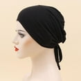 thumbnail image 1 of 2x para la cabeza del cáncer de quimio Gorros musulmanes Gorros elásticos para la cabeza Gorros Hijab de redecilla Hugo Sombrero Turbante Étnico, 1 of 10
