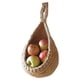 thumbnail image 4 of Cesta colgante BuyWeek para frutas y verduras de yute tejida a mano, 4 of 12