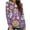 A05_Purple, variant on Bzhegqhd Women's Halloween Printed T-Shirts Long Sleeve Round Neck Loose Fit Casual Fall Graphic Tee Cotton Comfort Top