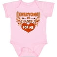 thumbnail image 3 of Inktastic Everyone is Thankful for Me with Heart and Leaves Boys or Girls Baby Bodysuit, 3 of 5
