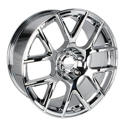 OE Creations Aluminum Rim PR163 20X9in Chrome Finish, 163C-299020