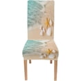 thumbnail image 3 of Elastic Chair Cover Set of 6 Beach Chair Covers for Dining Chairs Outdoor Slipcover Chairs Covers for Kitchen Living Room Restaurant, 3 of 5
