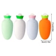 thumbnail image 2 of Wosthever Botella de agua caliente Zanahoria de dibujos animados Bolsa calentadora de manos a prueba de frío Anti-escaldado Bolsa caliente a prueba de Suministros térmicos Verde Wosthever HA071107-01, 2 of 6