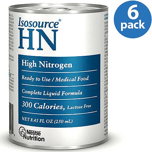 Isosource HN Complete Liquid Formula, 250 ml ea, (Pack of 6)