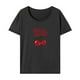 thumbnail image 1 of Camiseta de mujer Ropa de verano Trajes Tops de verano para viajar, viajar, ir de compras, L, 1 of 7